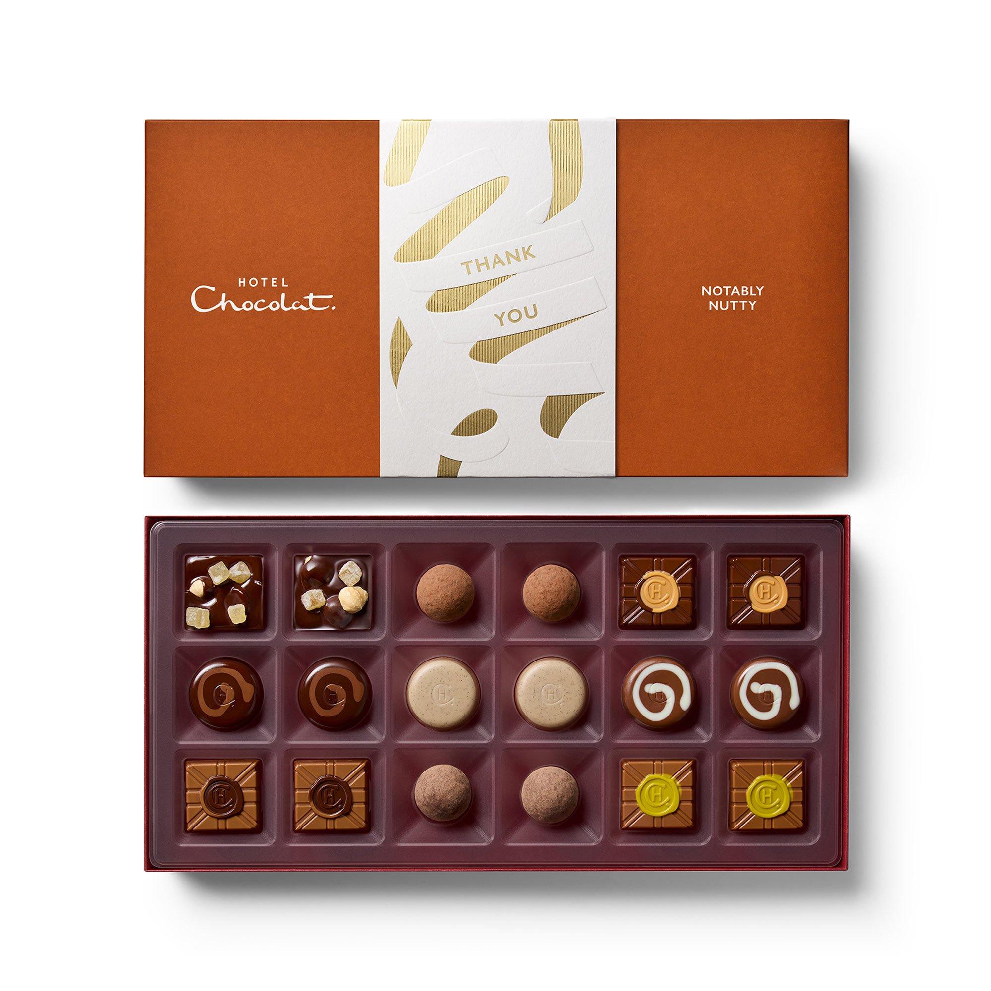 Thank You Notably Nutty Chocolate Box 18-Piece