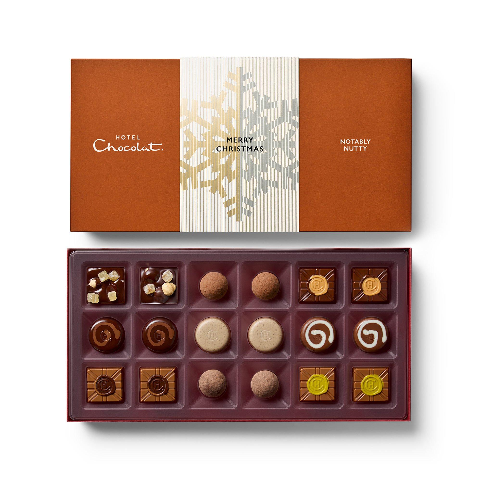Christmas Notably Nutty Chocolate Box 18-Piece
