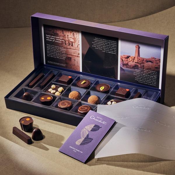 Serious Dark Fix Chocolate Box 18 Piece