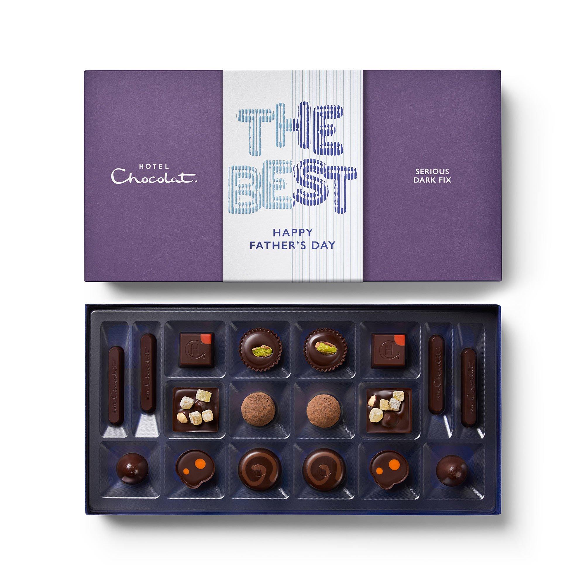 18-Piece Serious Dark Fix Father's Day Chocolate Box