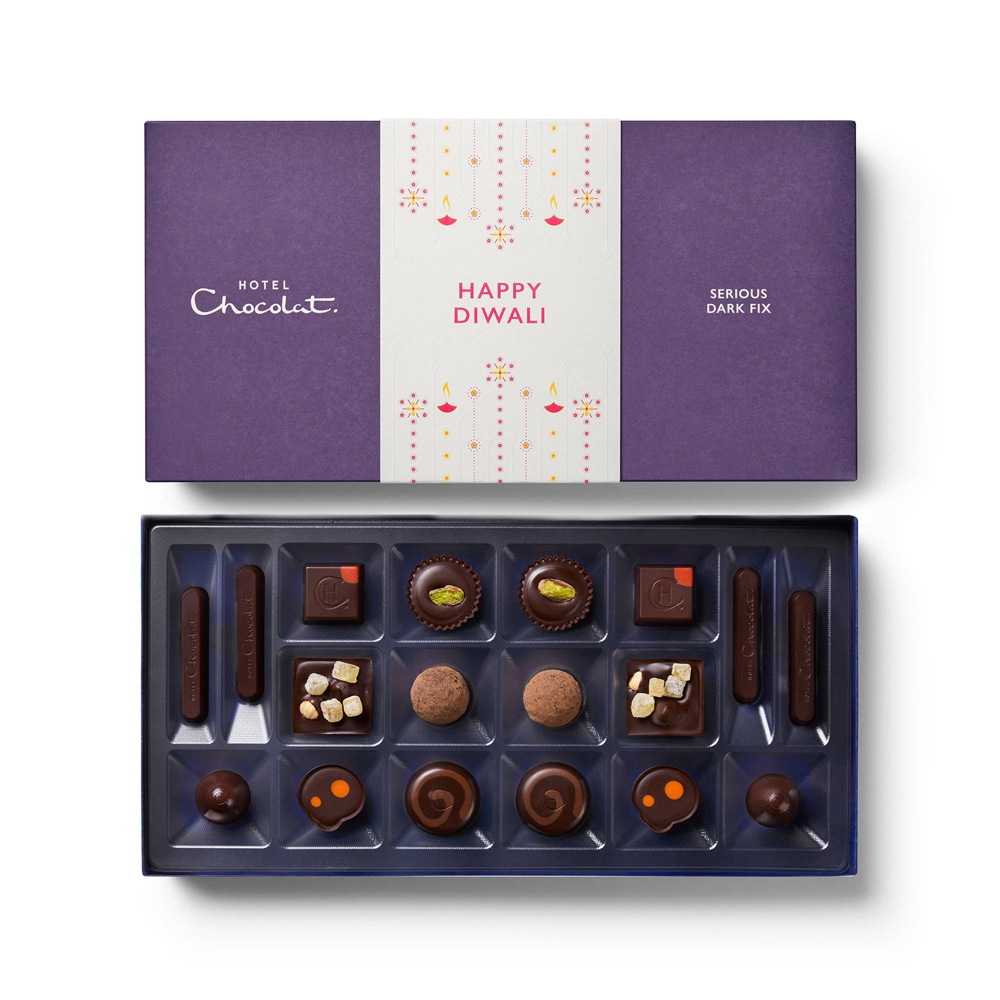 Diwali Serious Dark Fix Chocolate Box 18-Piece