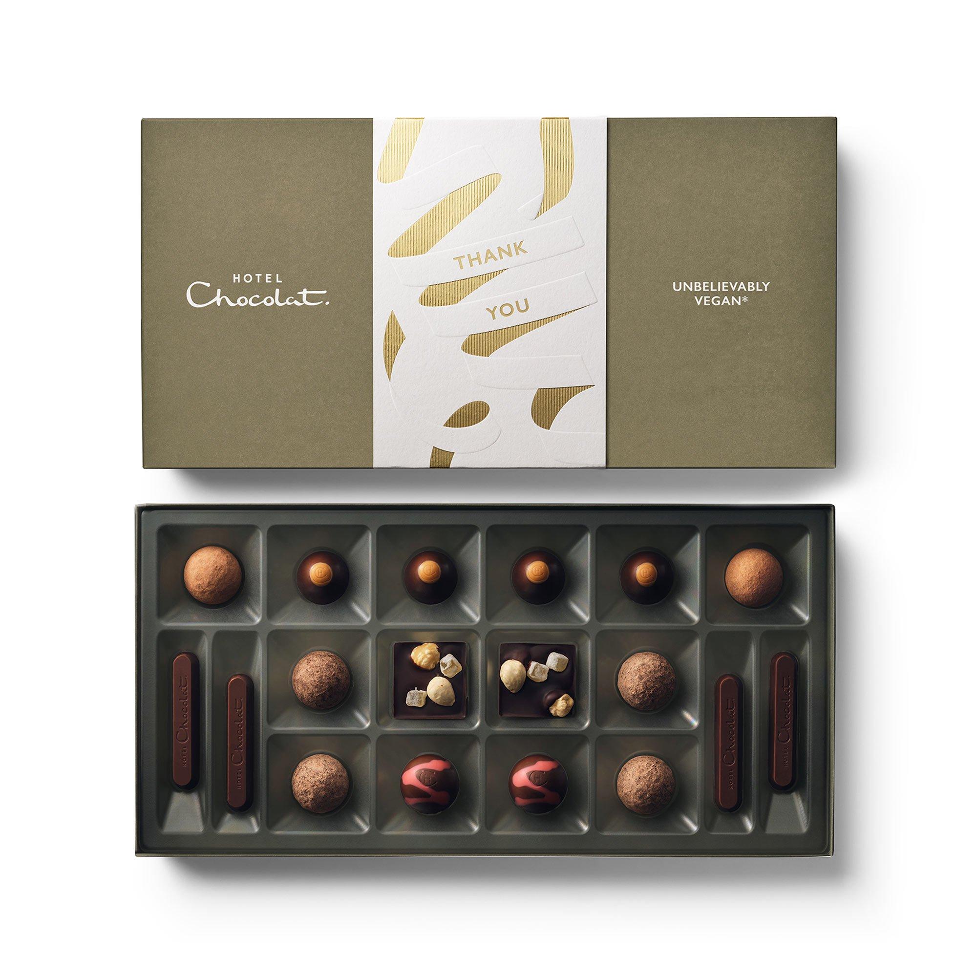 Thank You Unbelievably Vegan* Chocolate Box 18-Piece