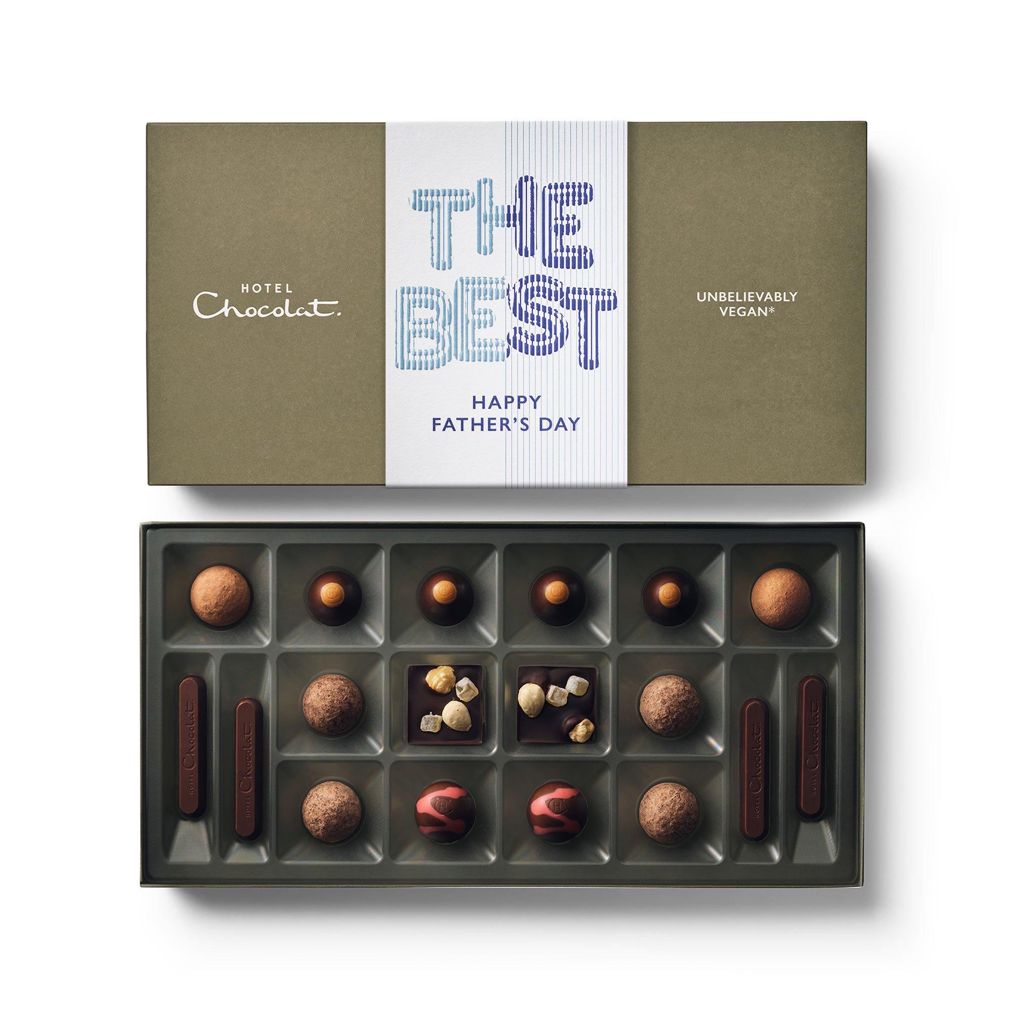 18-Piece Unbelievably Vegan* Father's Day Chocolate Box