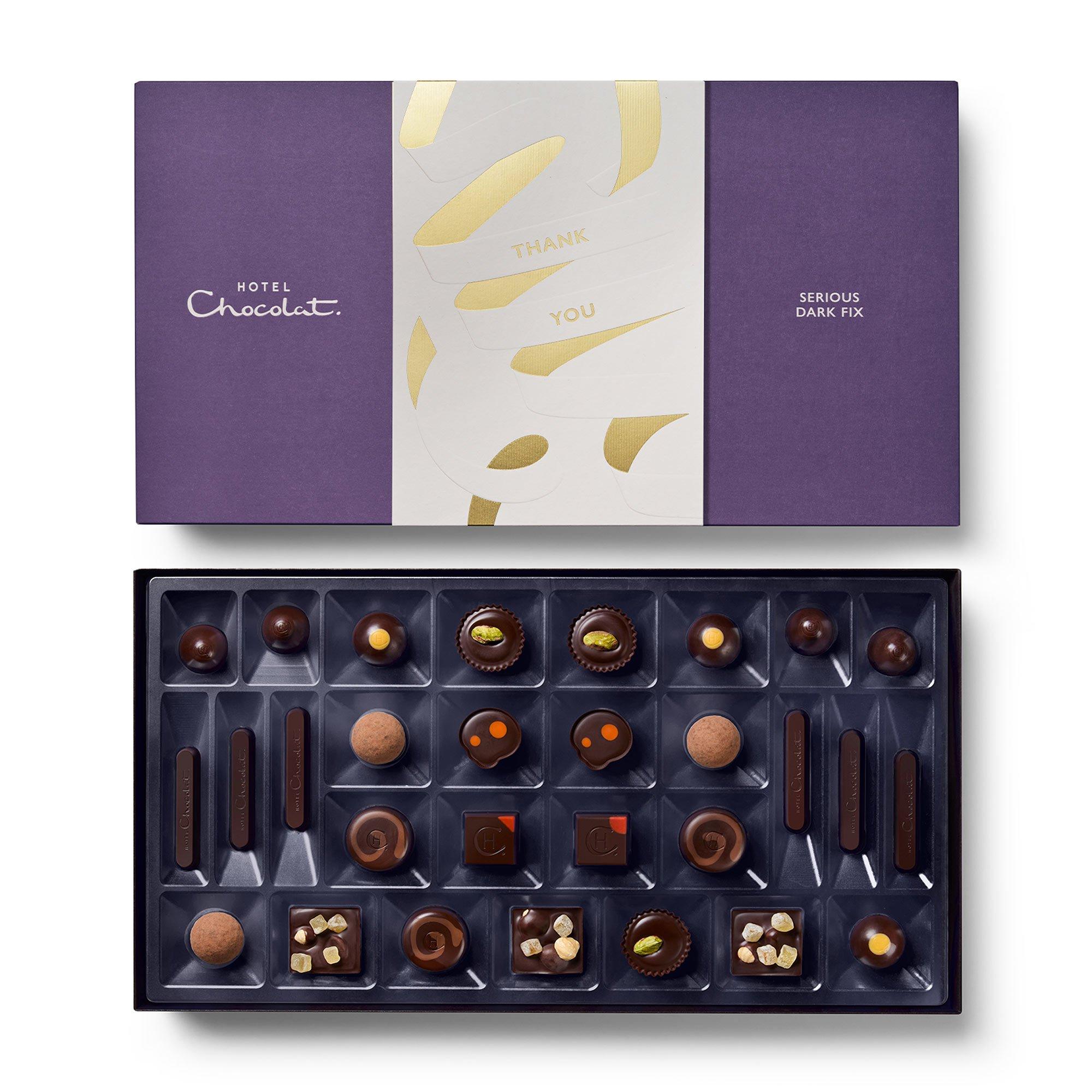 Thank You Serious Dark Fix Chocolate Box 29-Piece