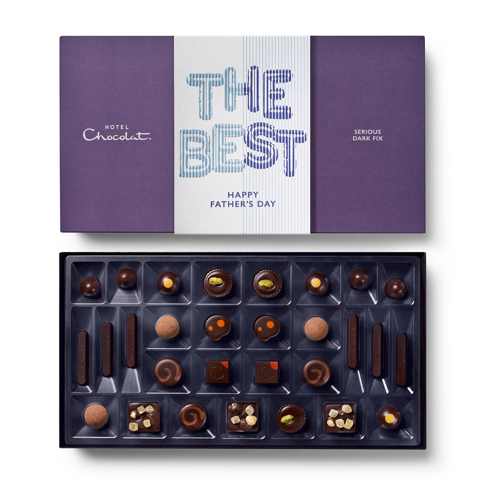 29-Piece Serious Dark Fix Father's Day Chocolate Box