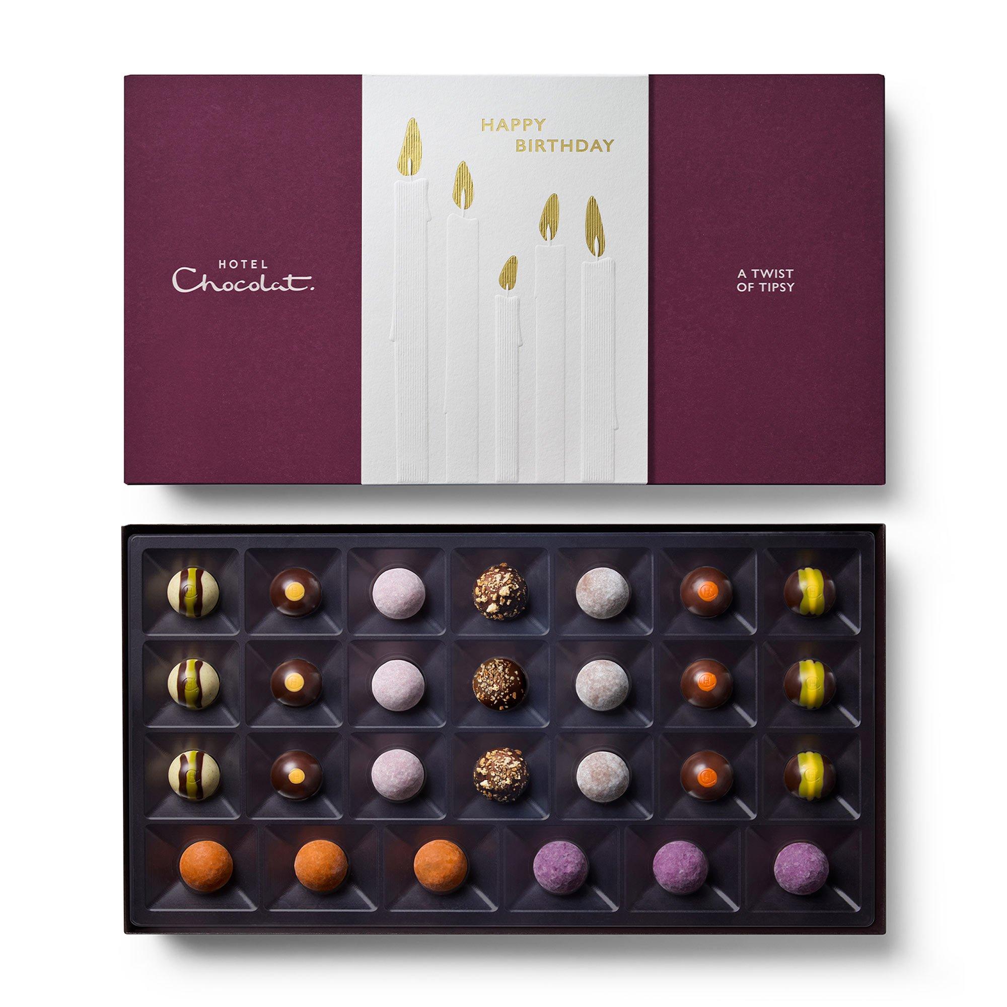 Happy Birthday A Twist of Tipsy Chocolate Box 27-Piece