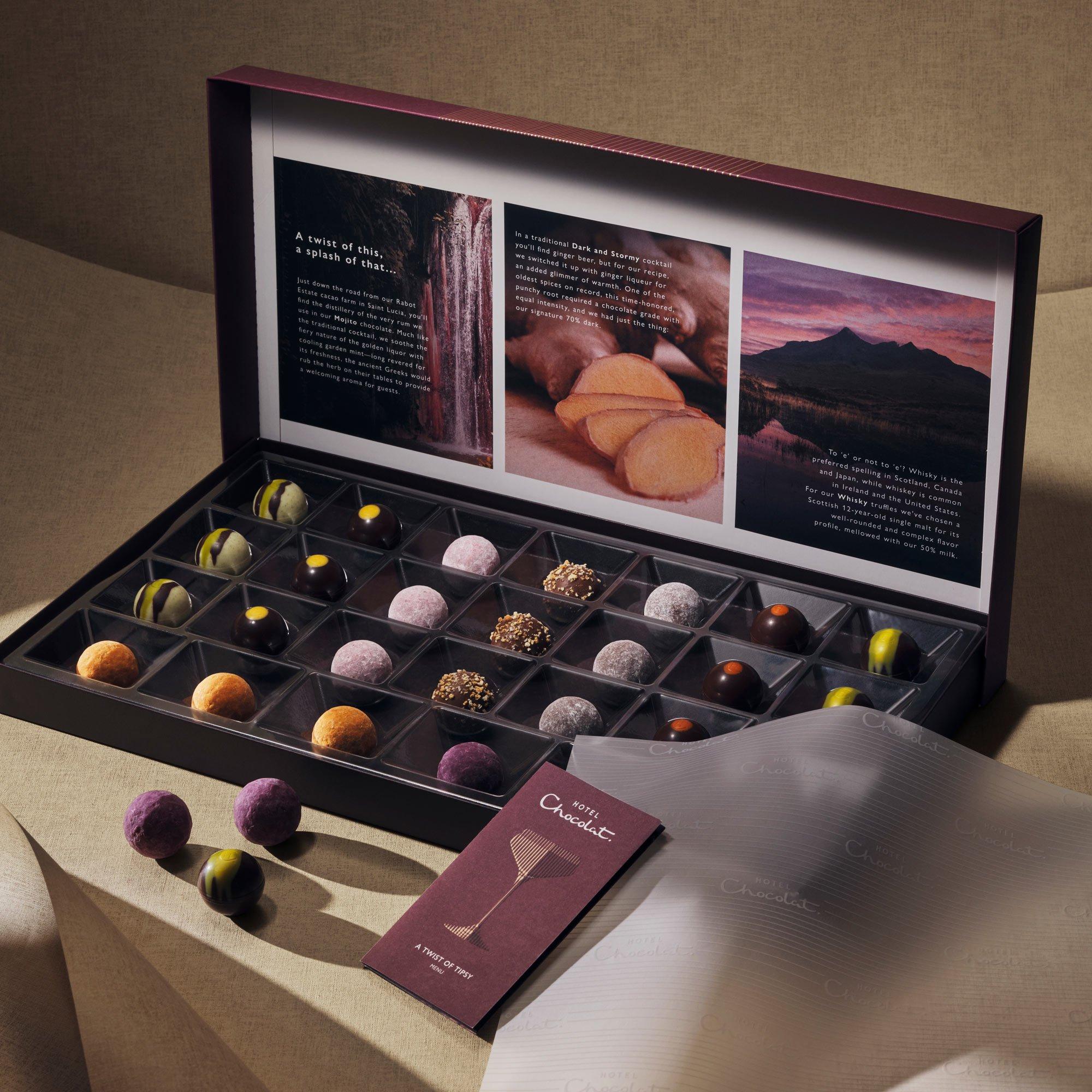 Congratulations A Twist of Tipsy Chocolate Box 27-Piece