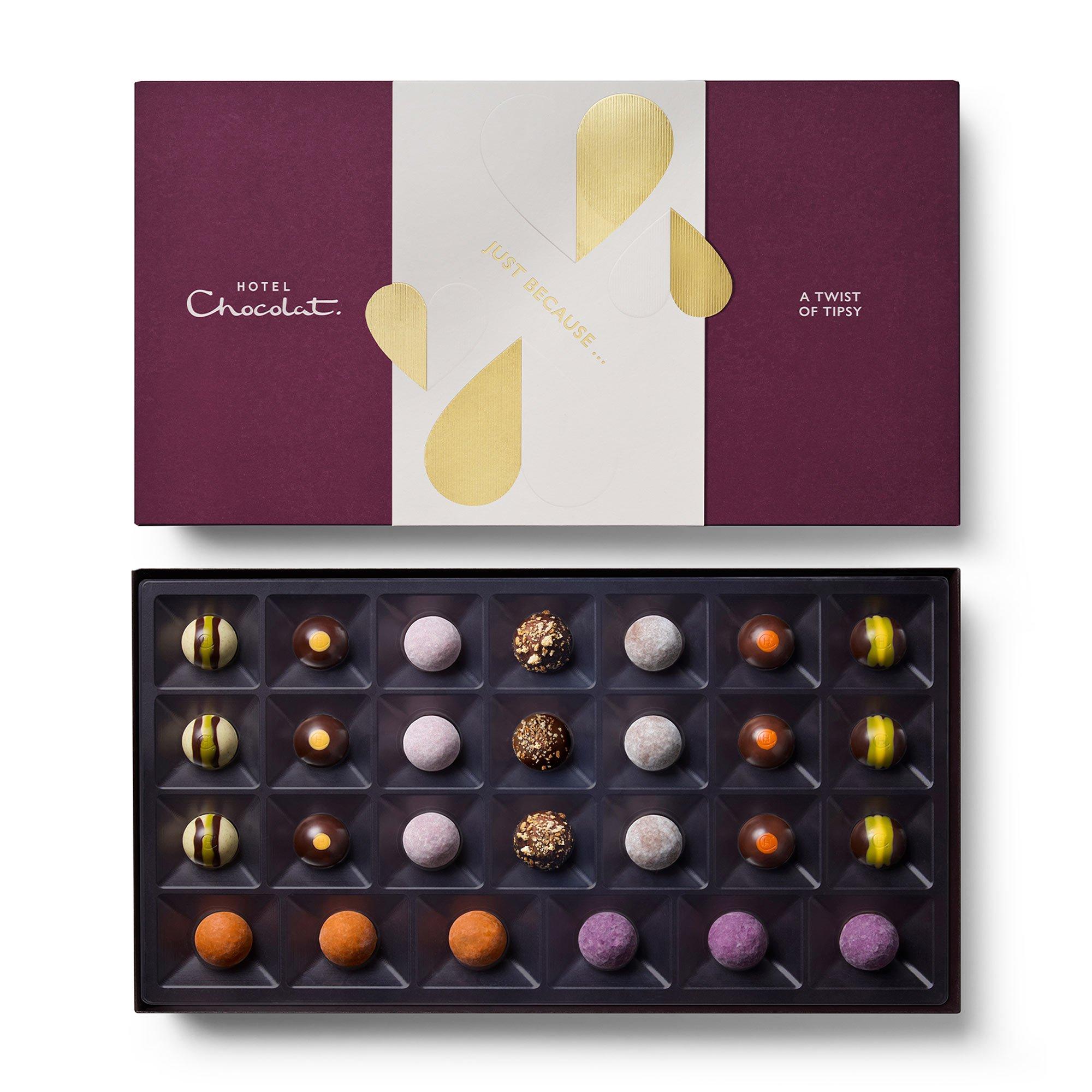 Just Because A Twist of Tipsy Chocolate Box 27-Piece