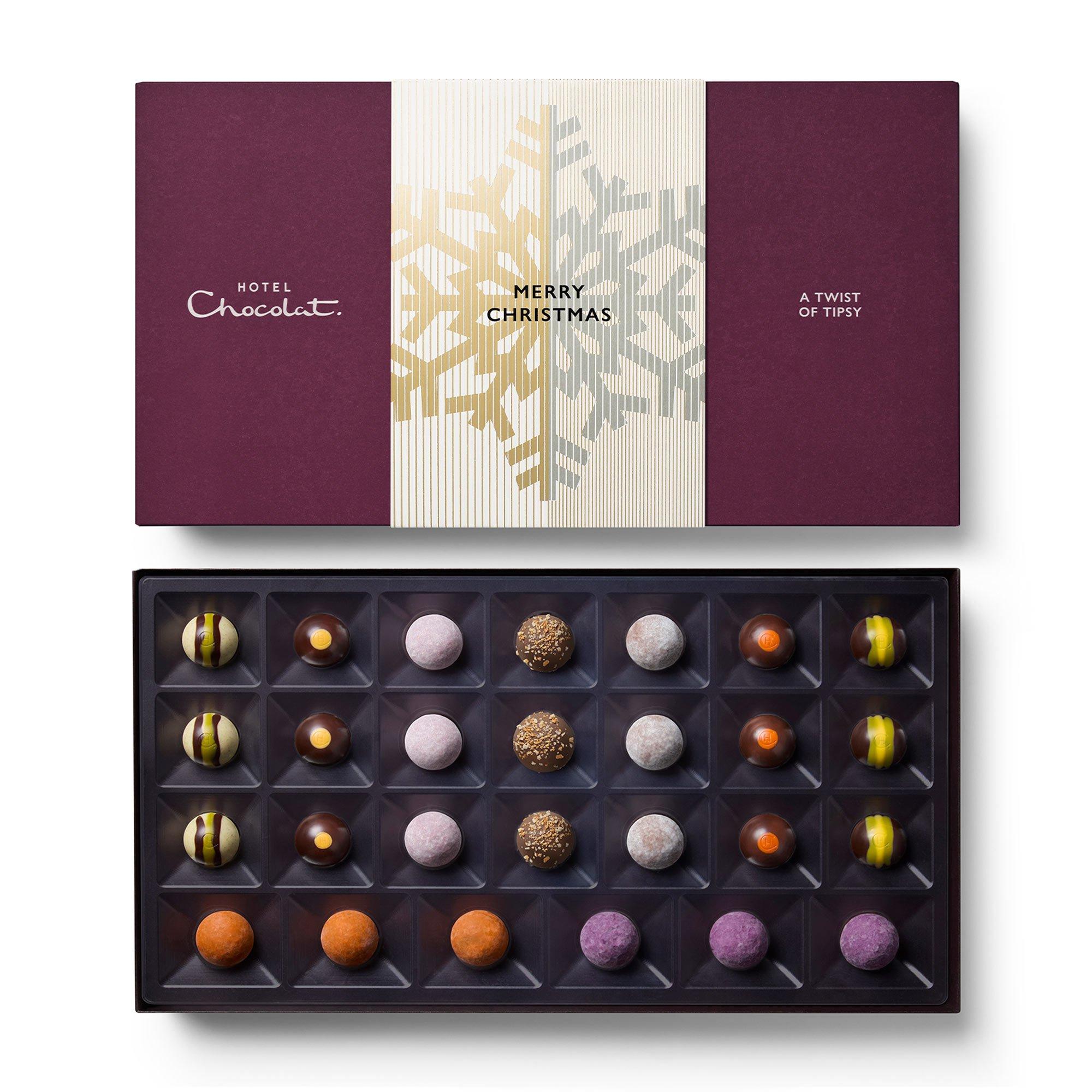 Christmas A Twist of Tipsy Chocolate Box 27-Piece