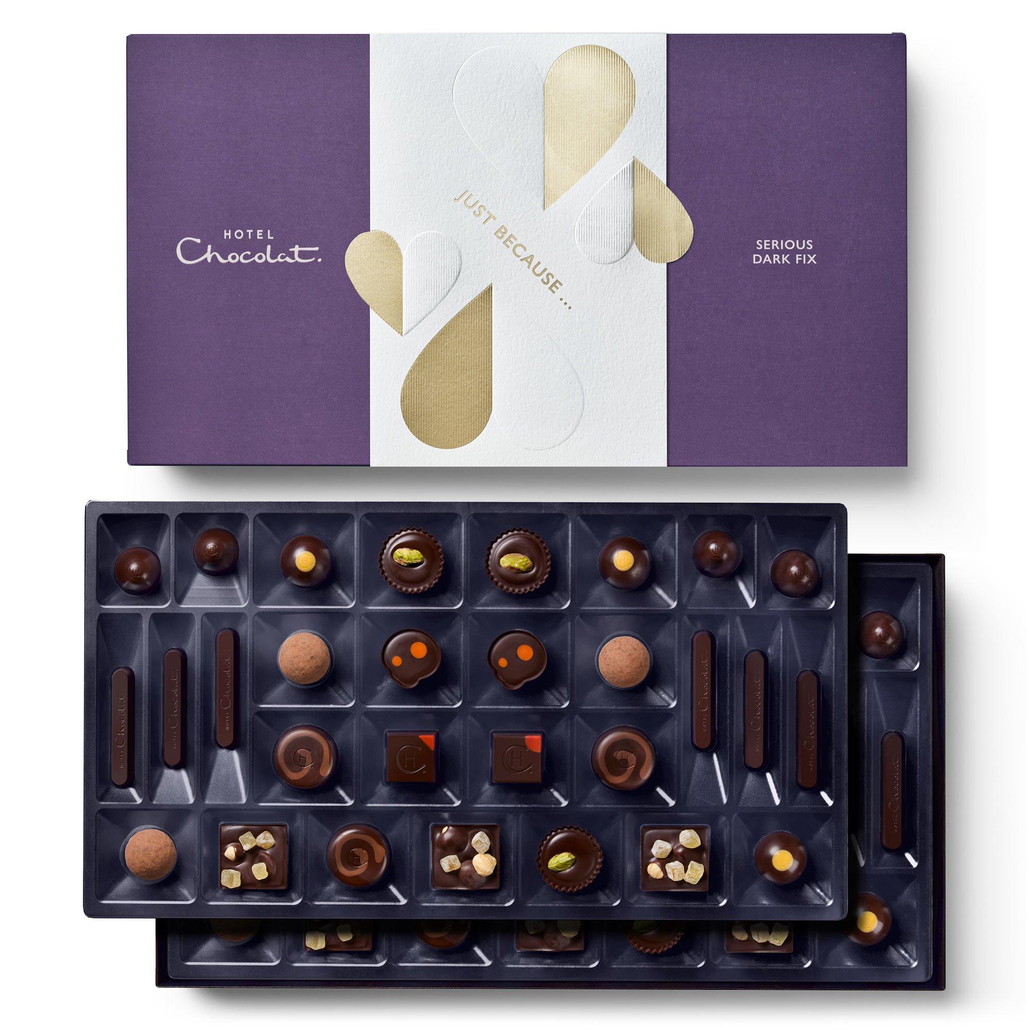 Just Because Serious Dark Fix Chocolate Box 58-Piece