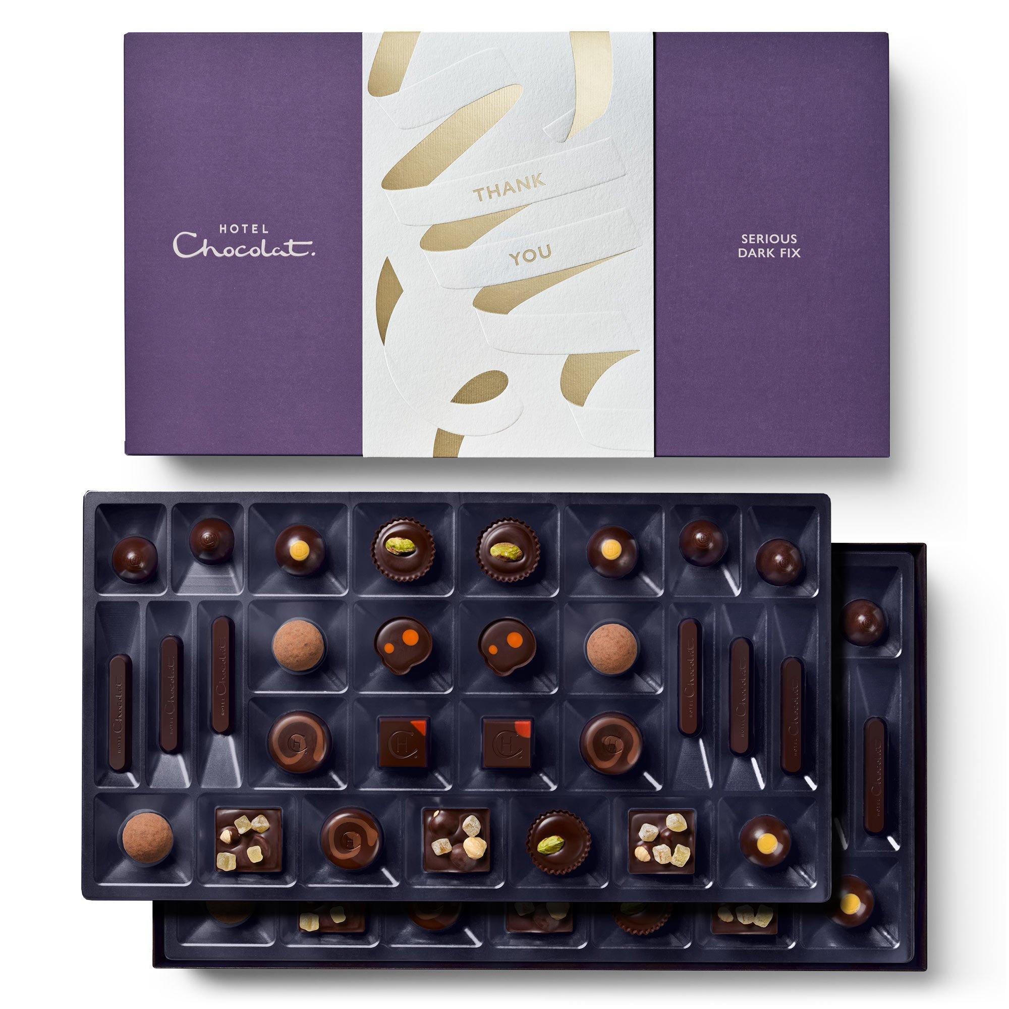 Thank You Serious Dark Fix Chocolate Box 58-Piece