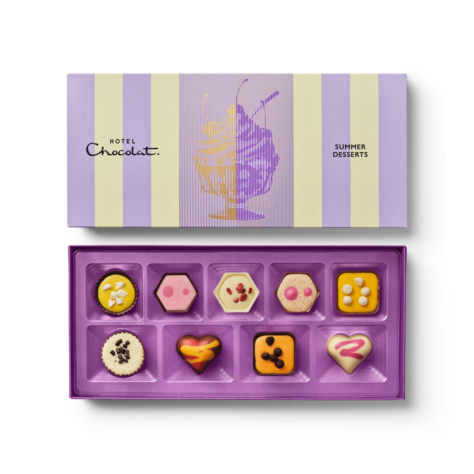 Summer Desserts Chocolate Box 9-Piece 