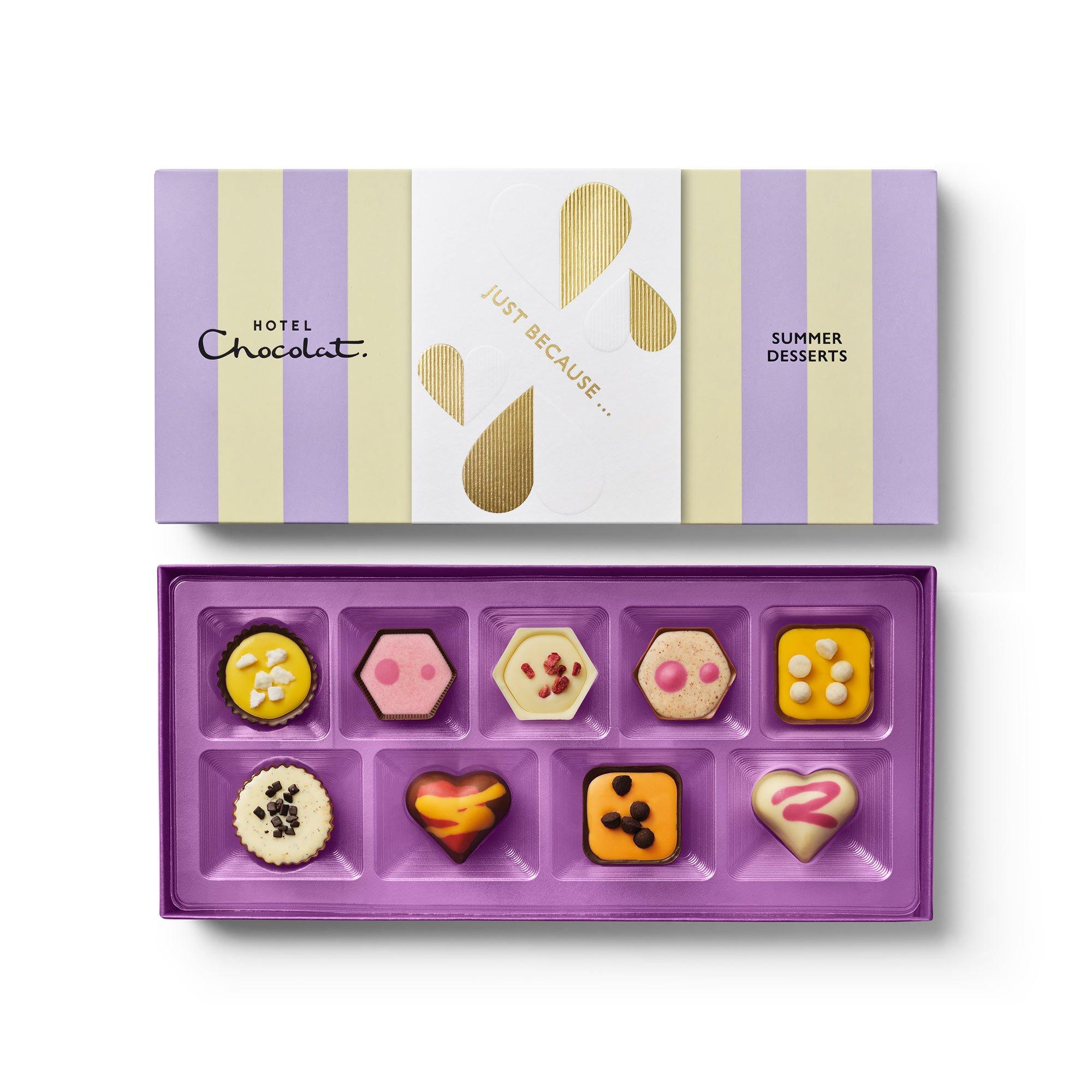Just Because Summer Desserts Chocolate Box 9-Piece 