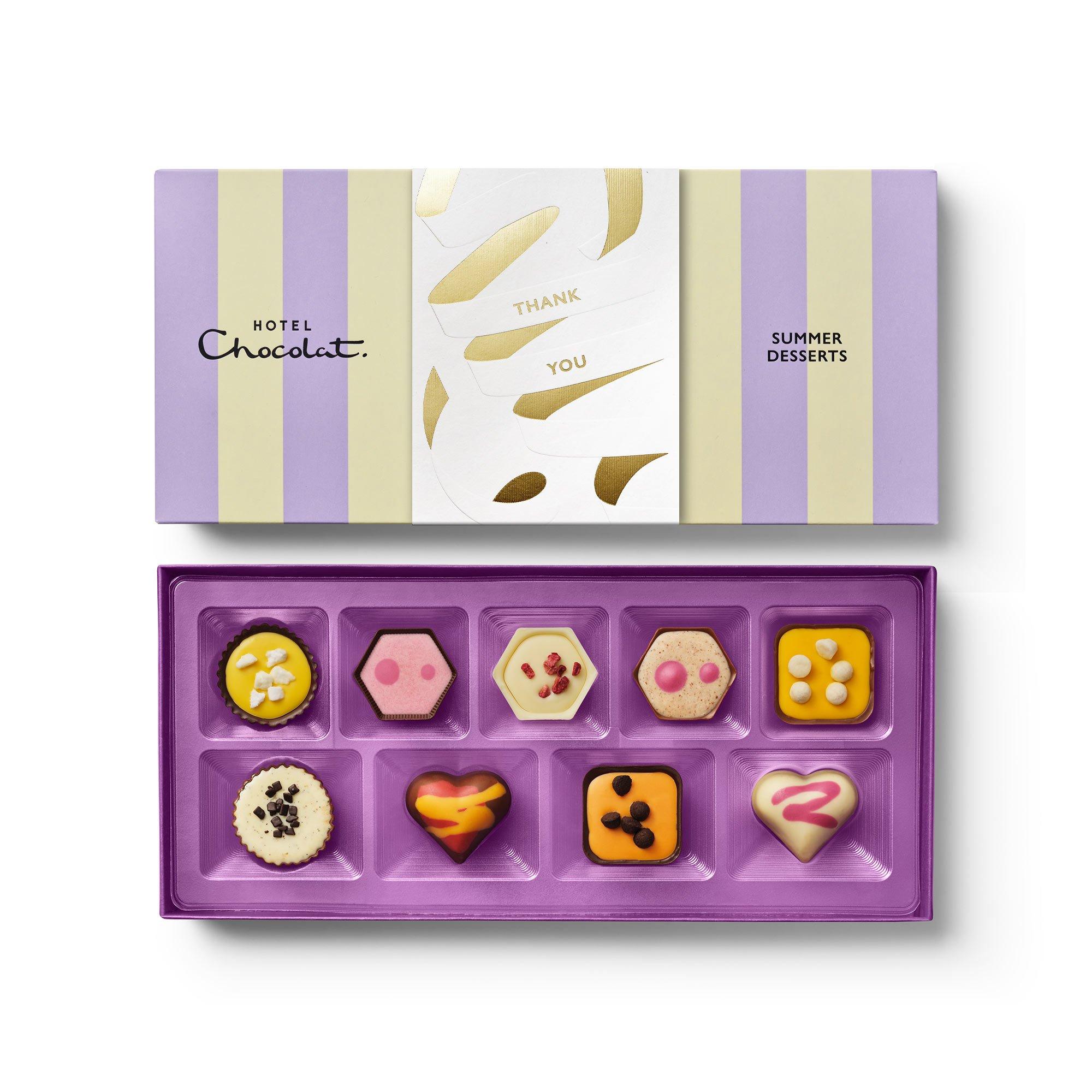 Thank You Summer Desserts Chocolate Box 9-Piece 