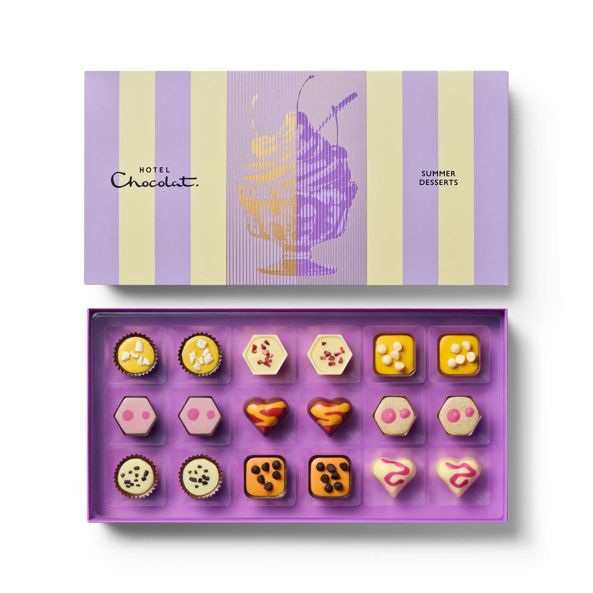 18-Piece Summer Desserts Chocolate Box 
