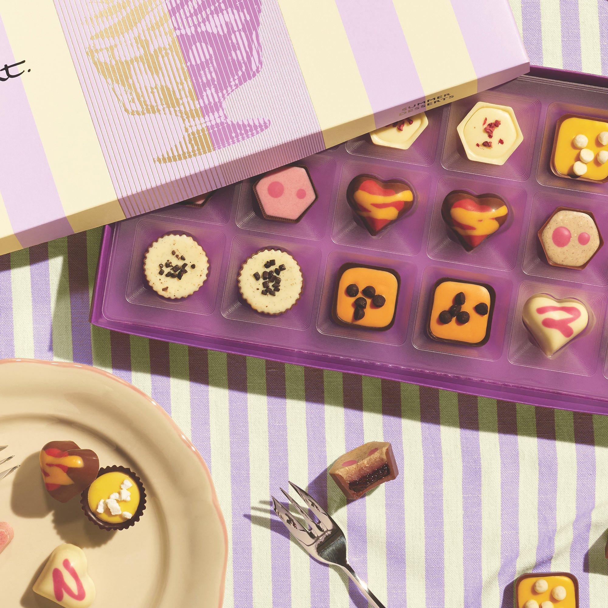 Thank You 18-Piece Summer Desserts Chocolate Box 