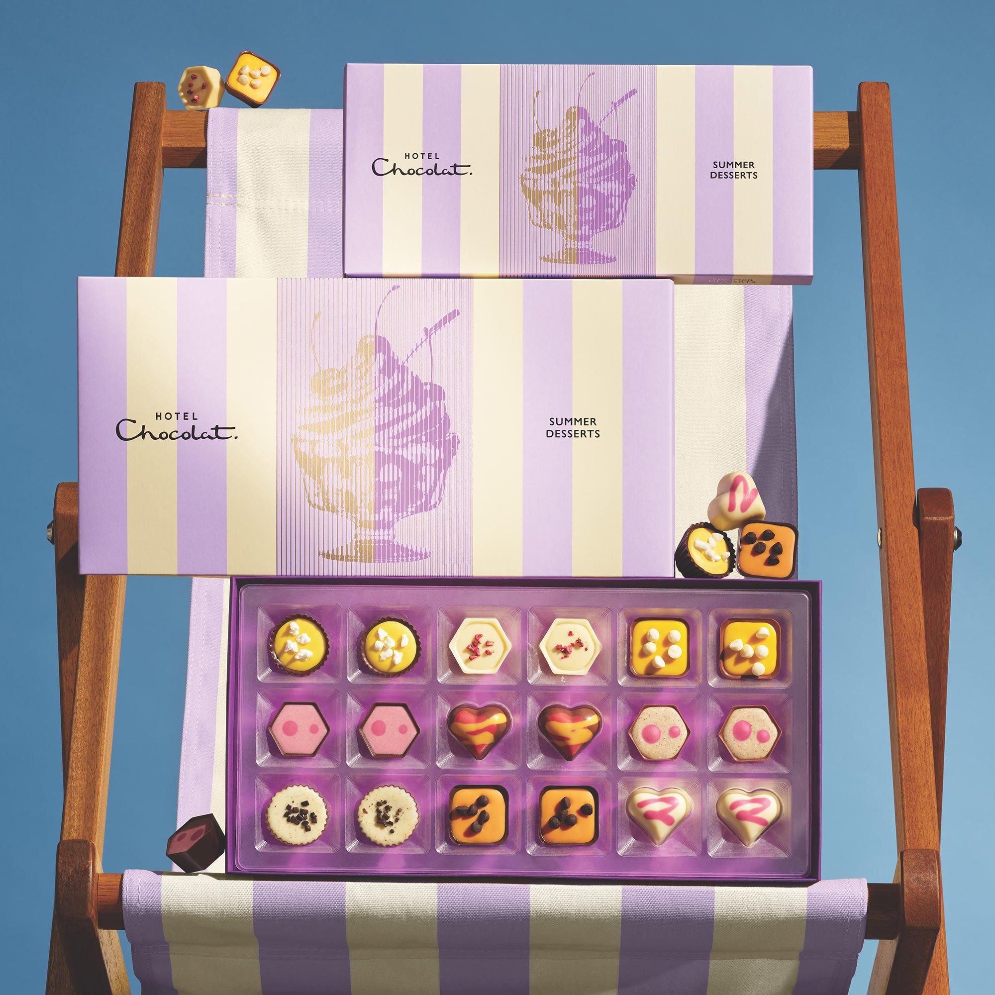 Teacher's 18-Piece Summer Desserts Chocolate Box 