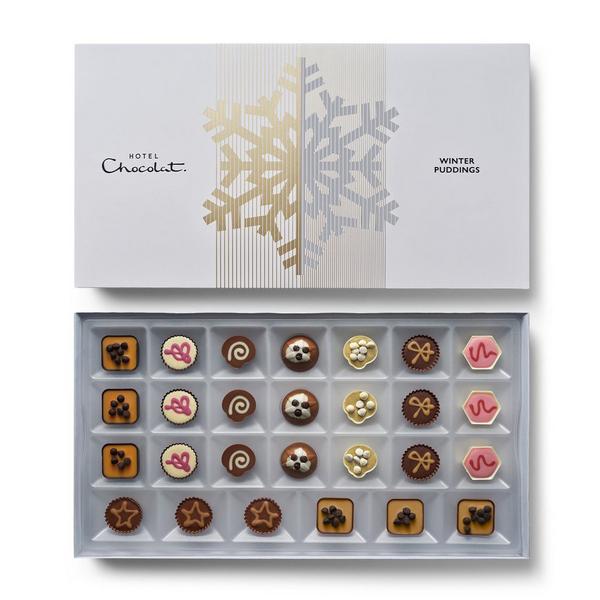Christmas Winter Puddings Chocolate Box 27 Piece