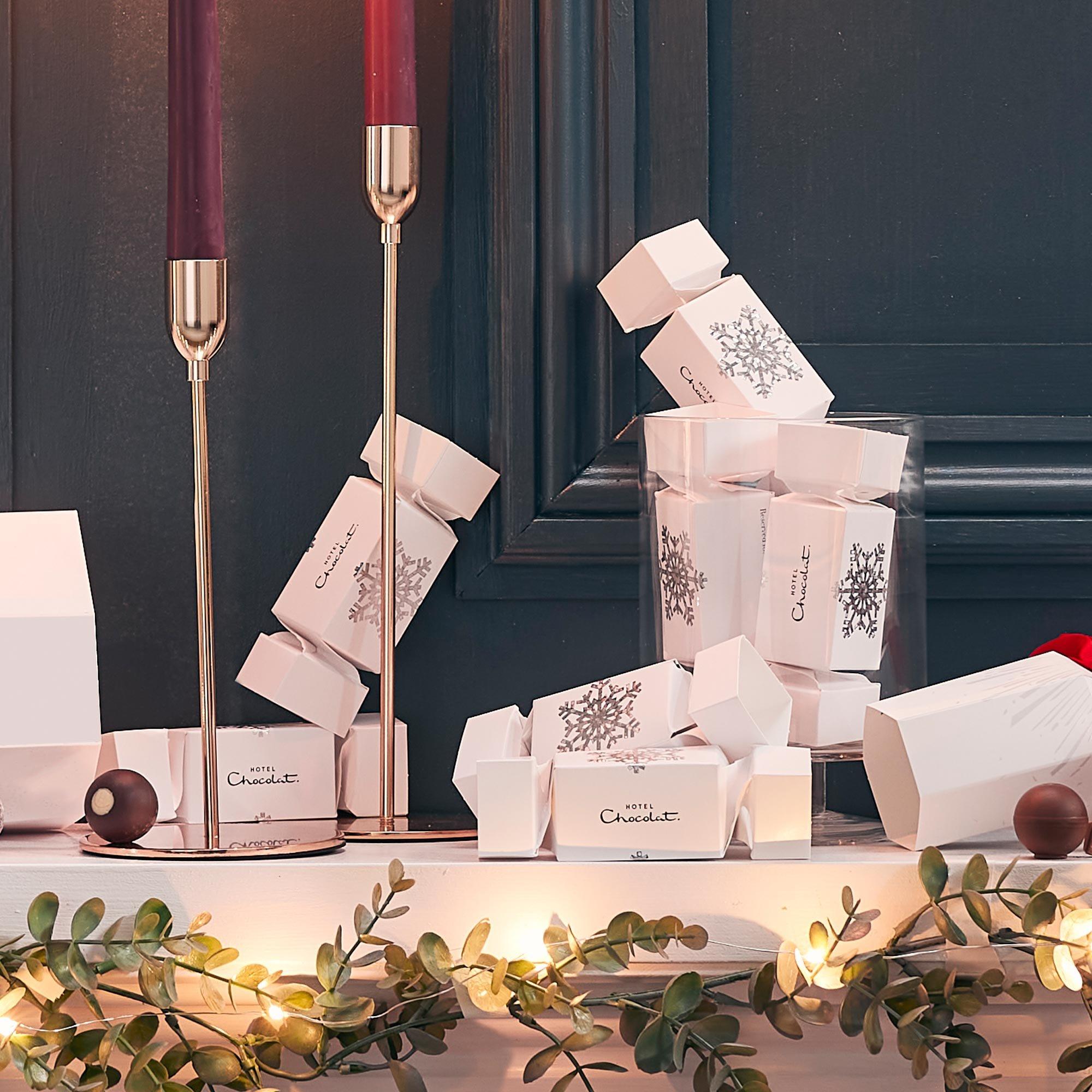 Mini Chocolate Christmas Crackers