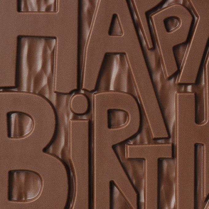 Happy Birthday Chocolate Grand Slab