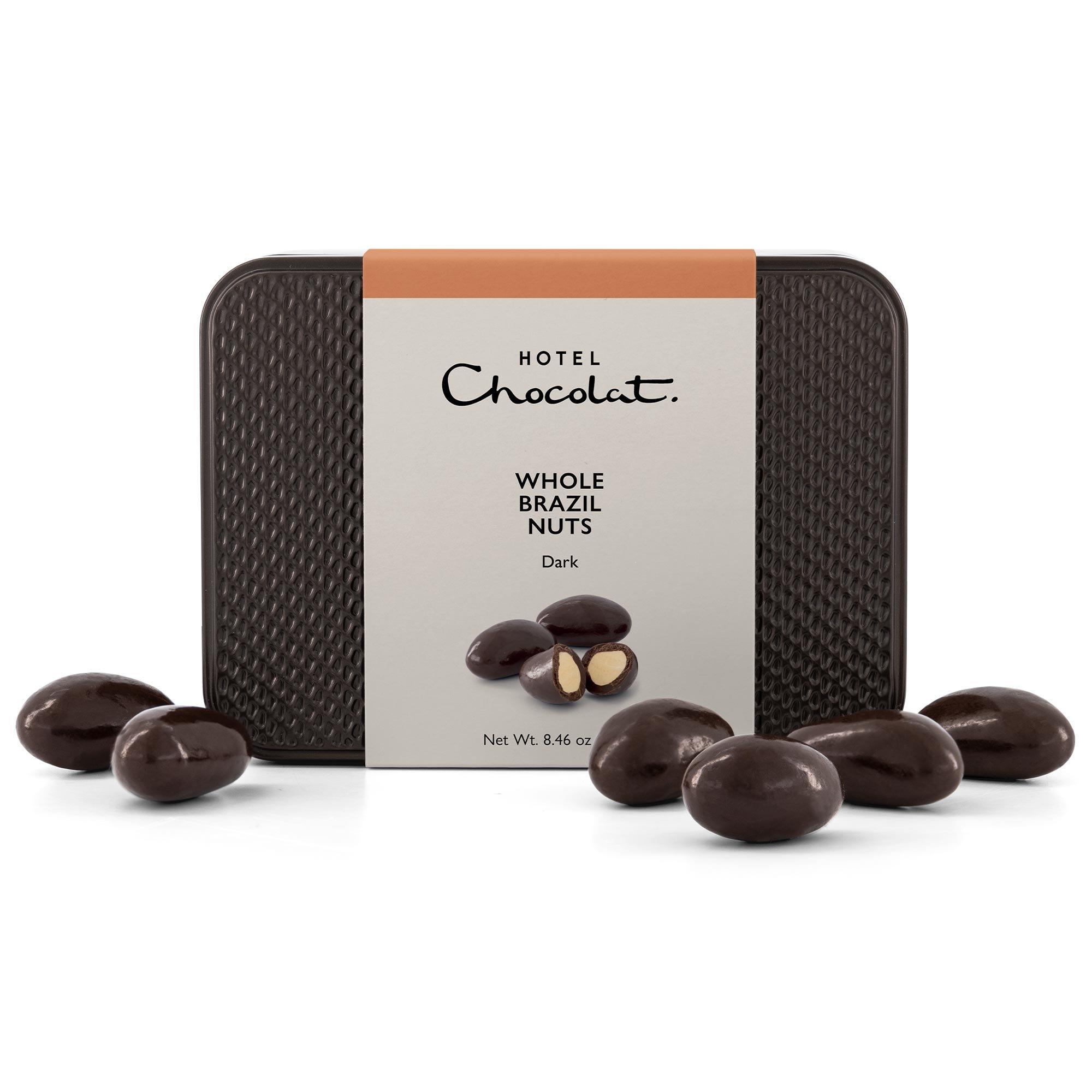 Dark Chocolate Brazil Nuts Gift Tin