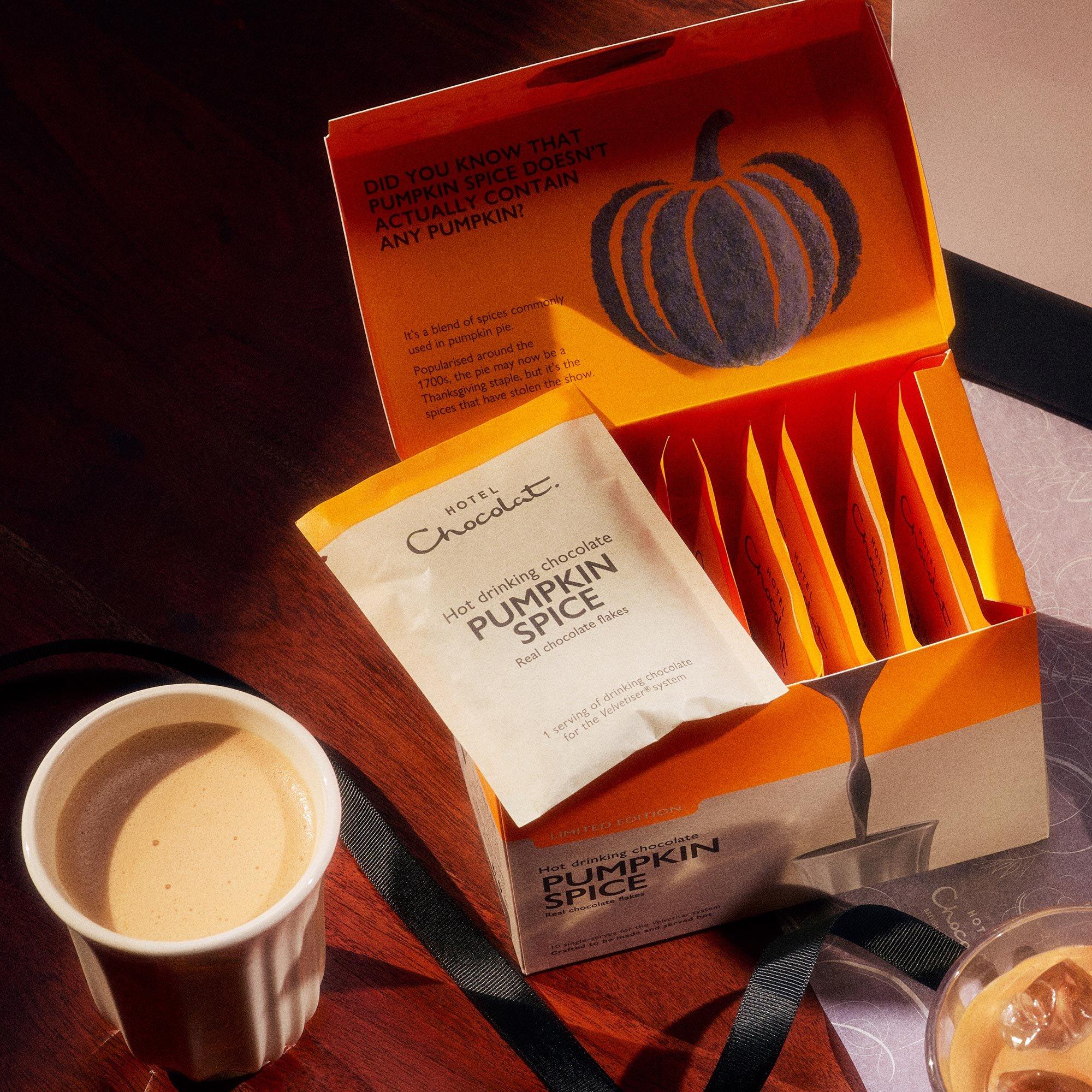 Pumpkin Spice Hot Chocolate Sachets