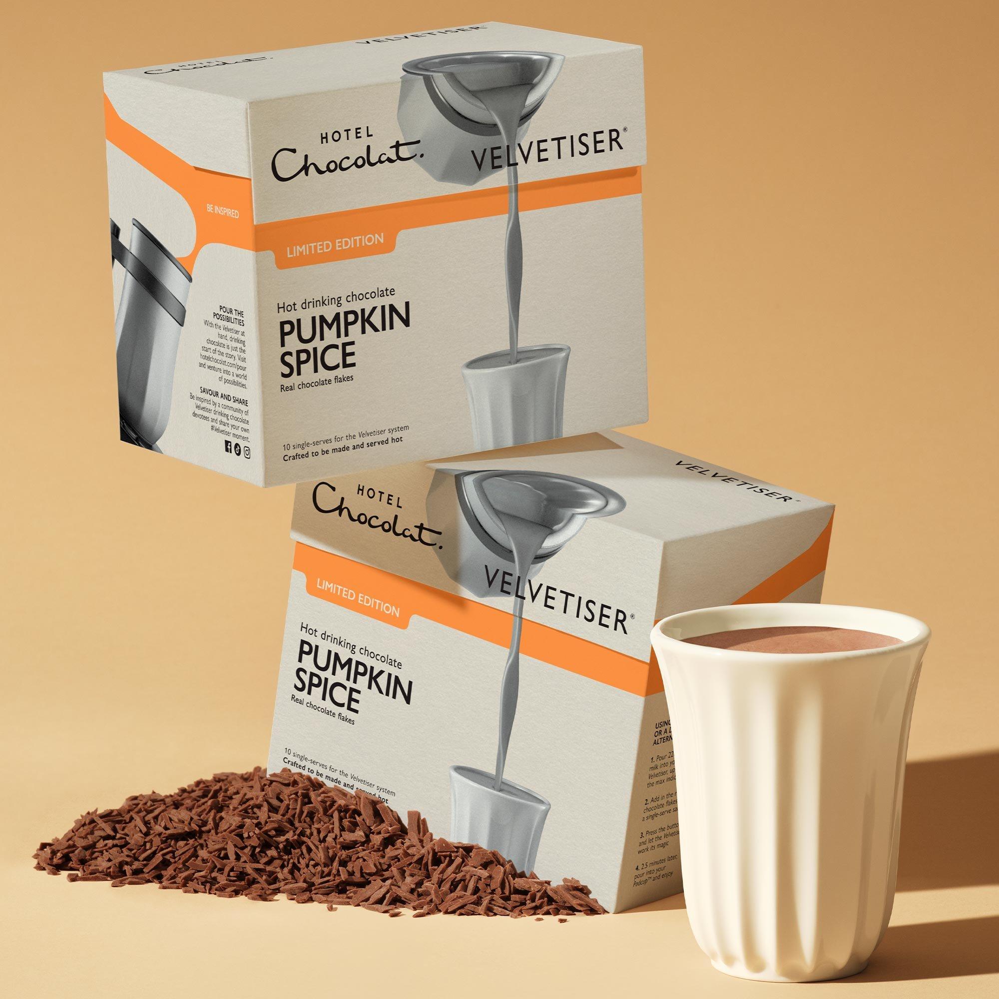 Pumpkin Spice Hot Chocolate Sachets