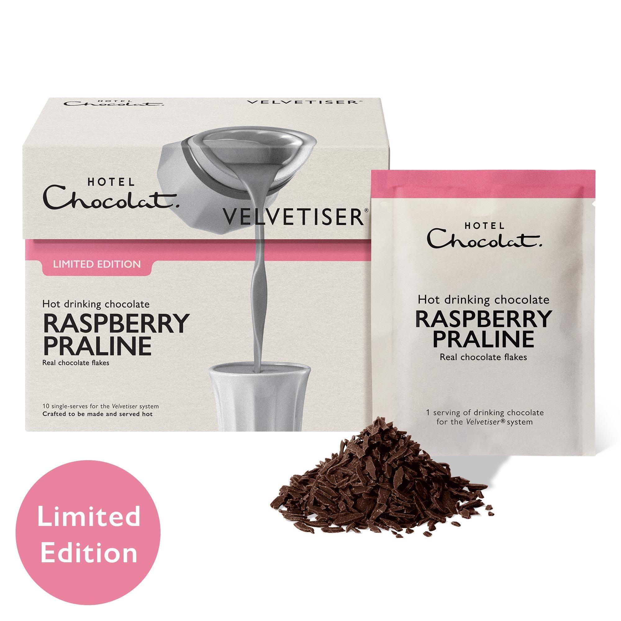 Raspberry Praline Hot Chocolate Sachets – Limited Edition
