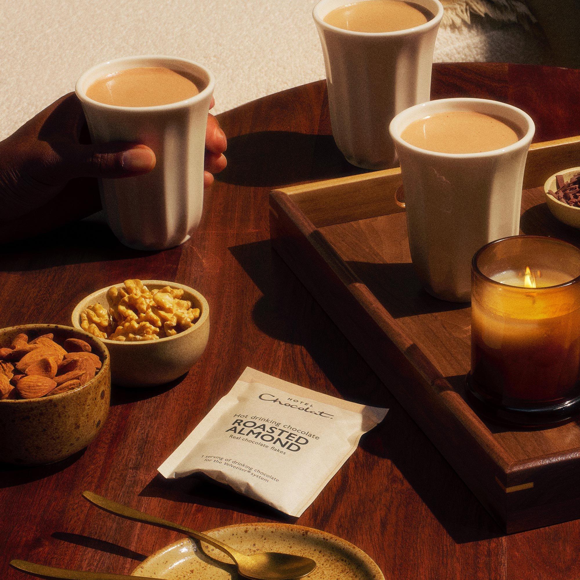 Roasted Almond Hot Chocolate Sachets