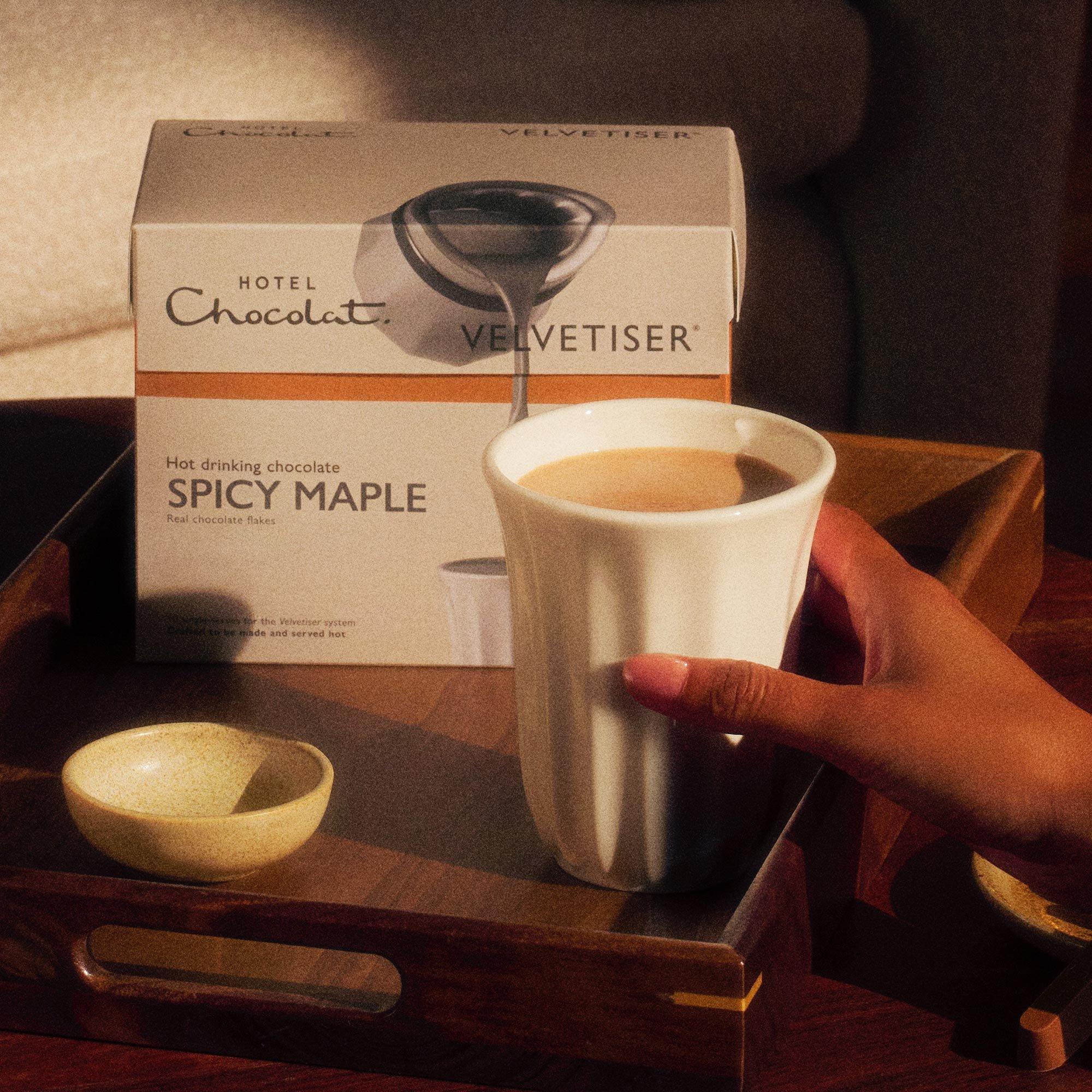 Spicy Maple Hot Chocolate Sachets