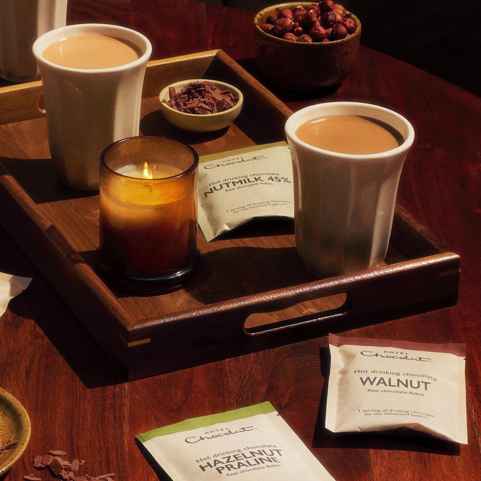 Walnut Hot Chocolate Sachets 