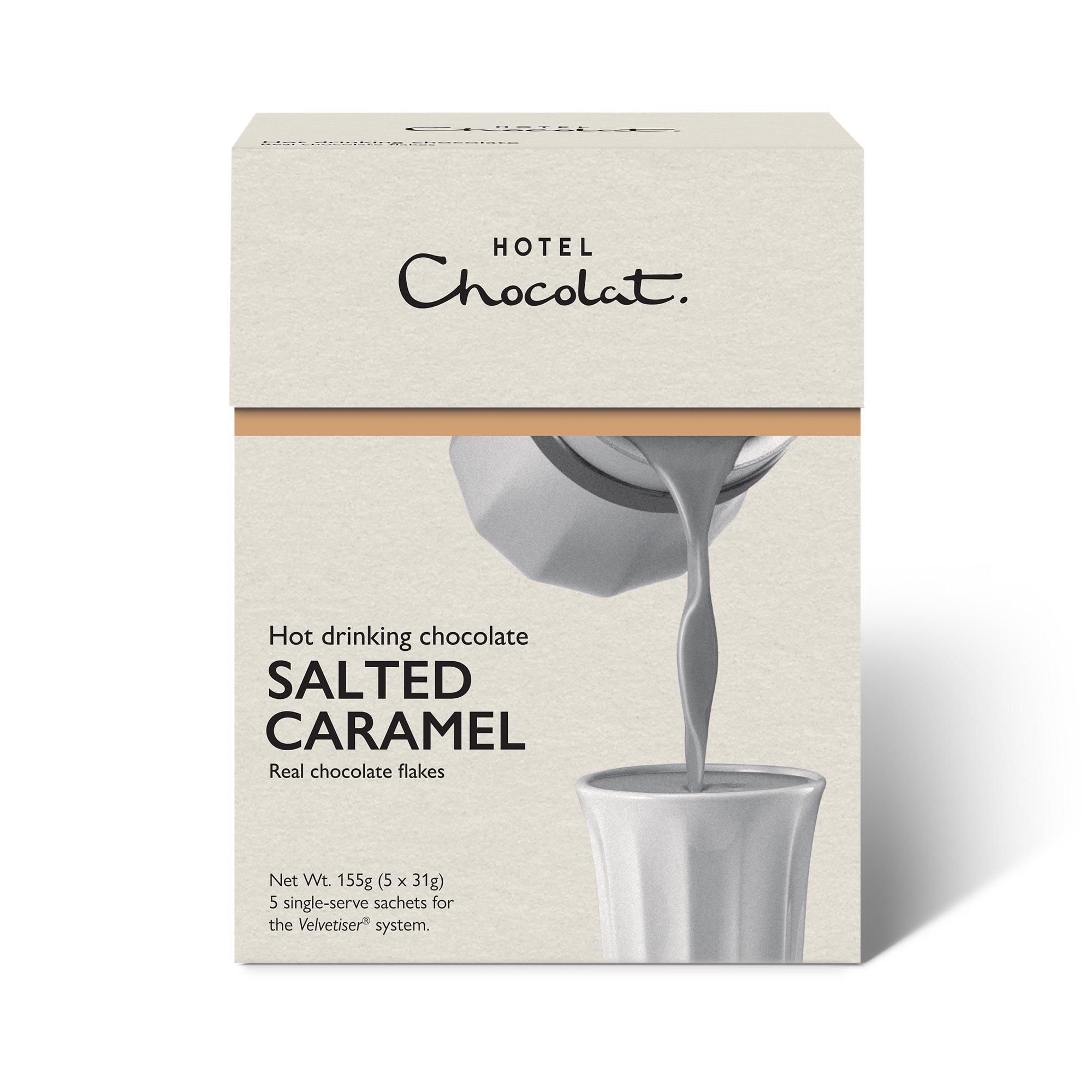 5 Salted Caramel Hot Drinking Chocolate Sachets