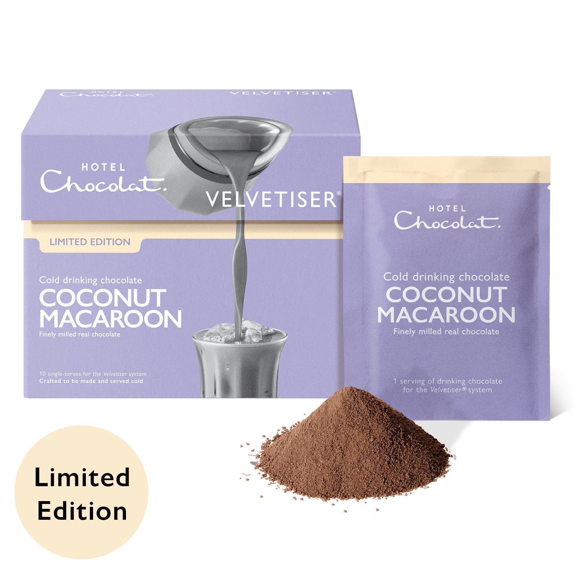 Coconut Macaroon Iced Drinking Chocolate Sachets – Limited Edition