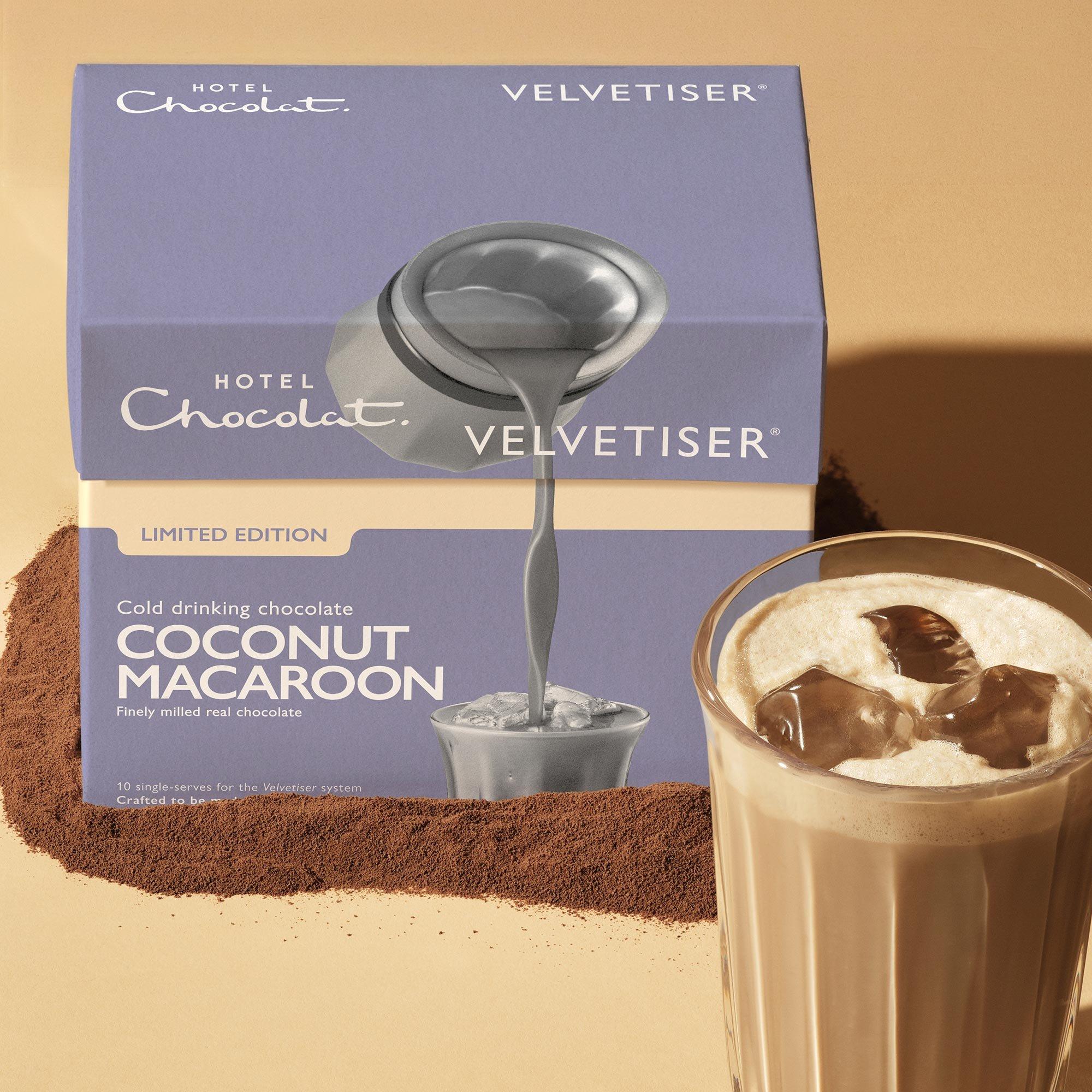 Coconut Macaroon Iced Drinking Chocolate Sachets – Limited Edition
