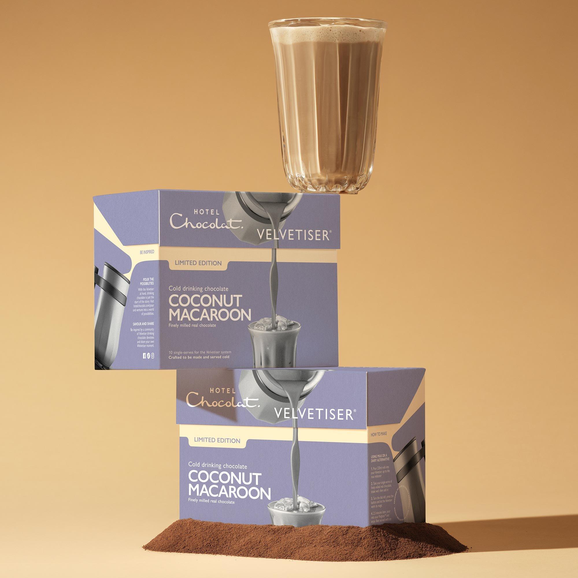 Coconut Macaroon Iced Drinking Chocolate Sachets – Limited Edition