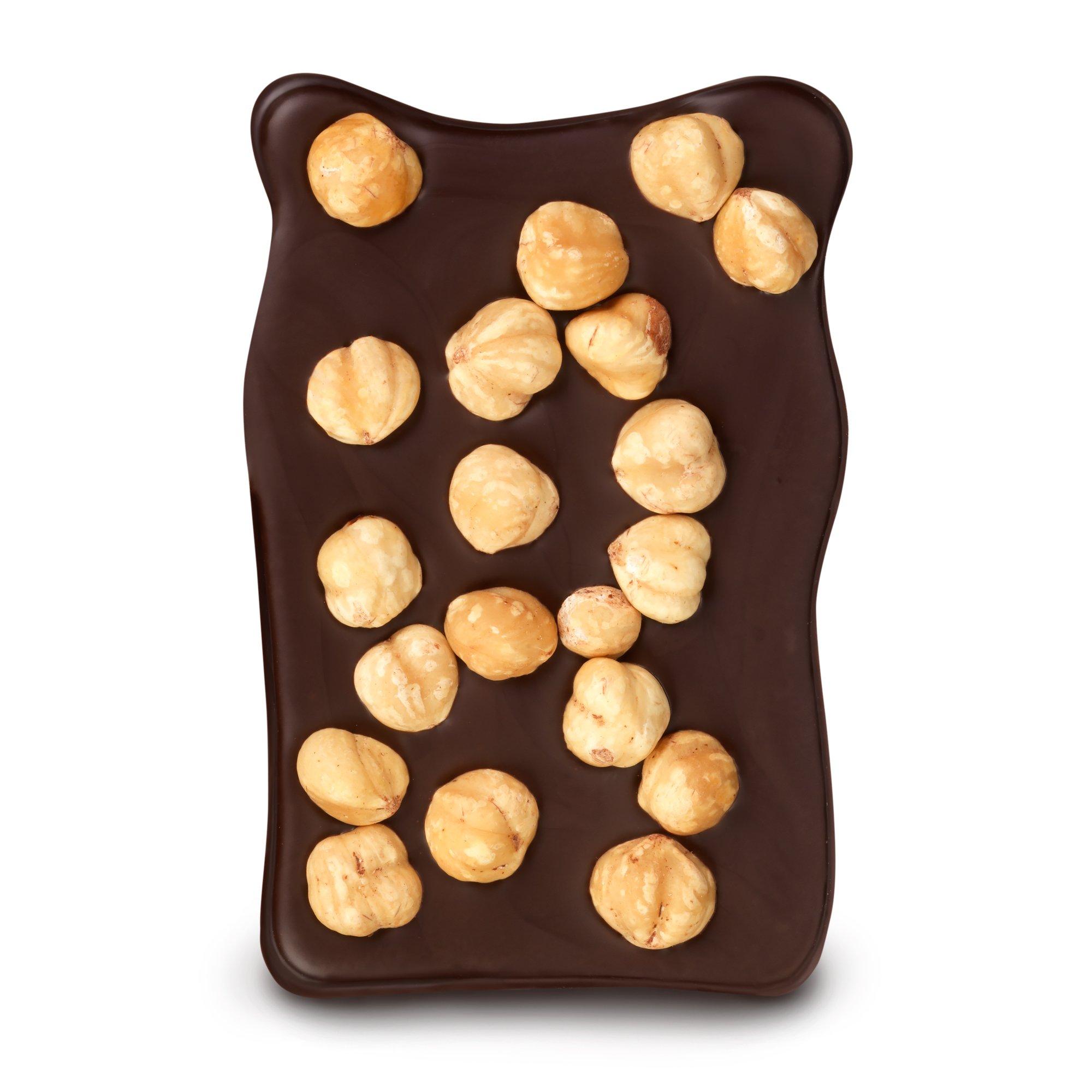 Hazelnut 70% Dark Chocolate 100g Slab Selector