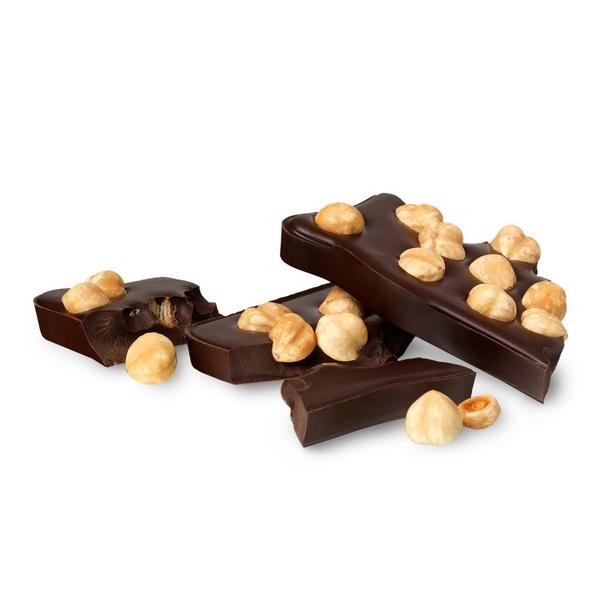 Hazelnut 70% Dark Chocolate Slab Selector