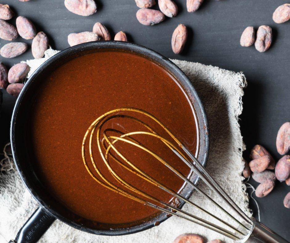 Bowl-of-melted-chocolate-with-whisk